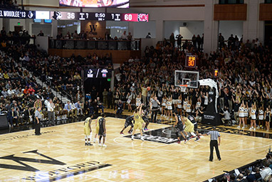 Wofford College Opening of Jerry Richardson Indoor Stadium electric